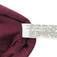 Zara trousers 6-7 years burgundy plain ribbed folded waist