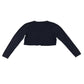 BHS Cropped Cardigan 7-8 Years Navy Cotton Sequins