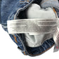 Primark jeans 7-8 year blue ripped knee mom style adjustable waist cotton