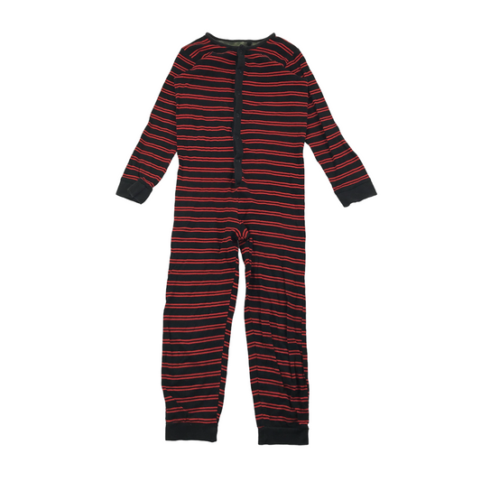 Tu Red Stripy Cotton Onesie Age 9