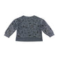 John Lewis sweater 4-5 years grey graphic design print jersey cotton