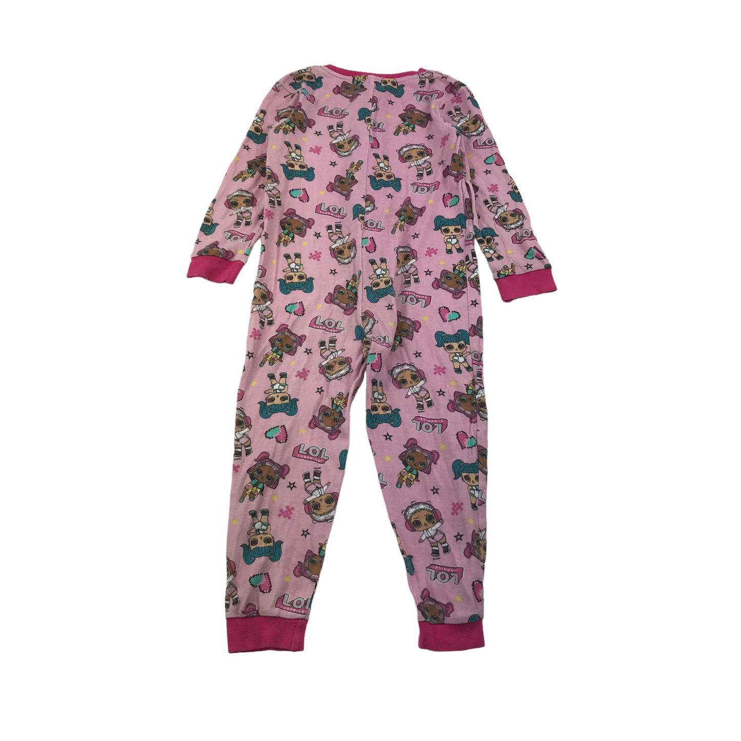 George Pink LOL Graphic Cotton Onesie Age 5