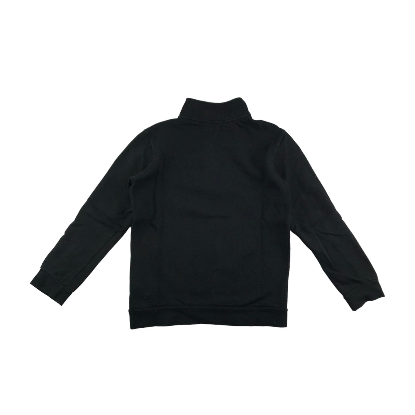 River Island Sweater Age 9 Black Half Zip High Collar