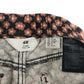 H&M trouser 9-10 year black floral print corduroy flared poll on