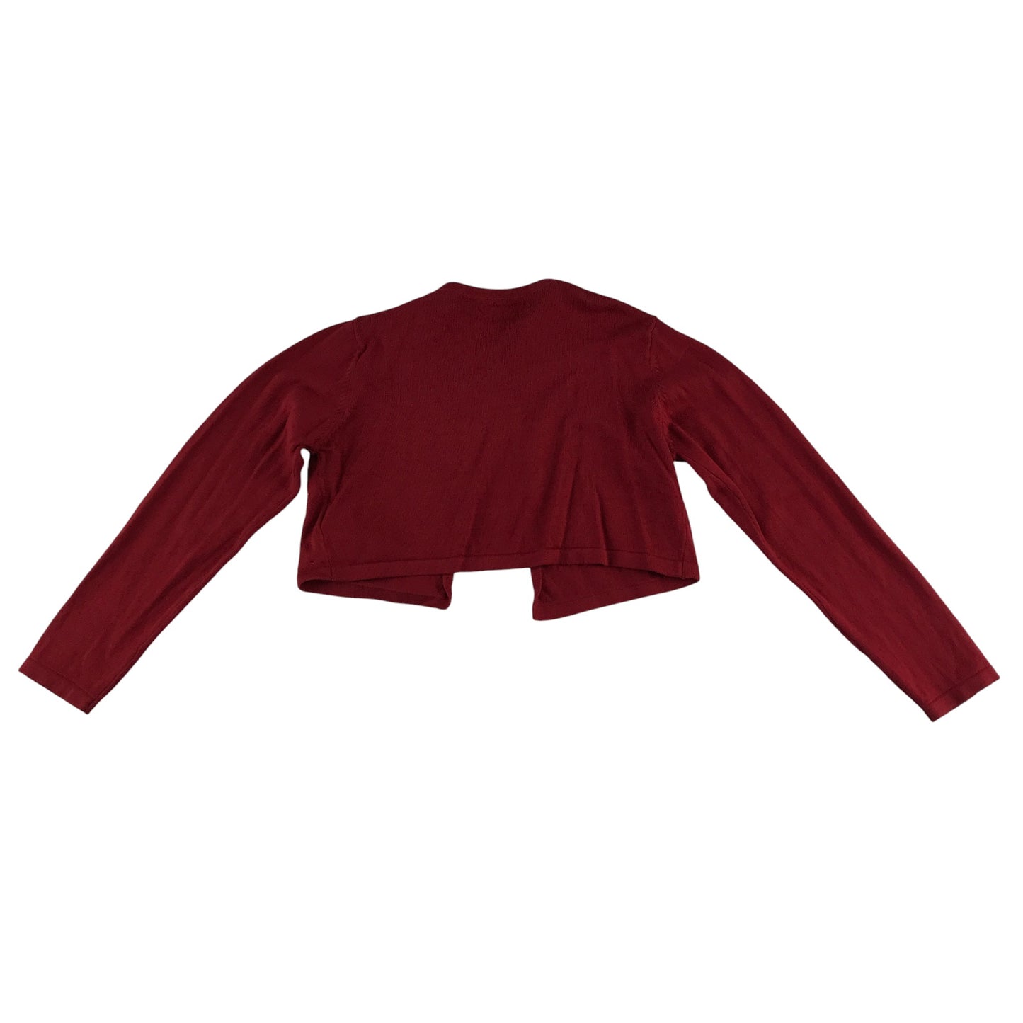 M&S Cardigan 6-7 Years red Knitwear cropped bolero gem detailing cotton