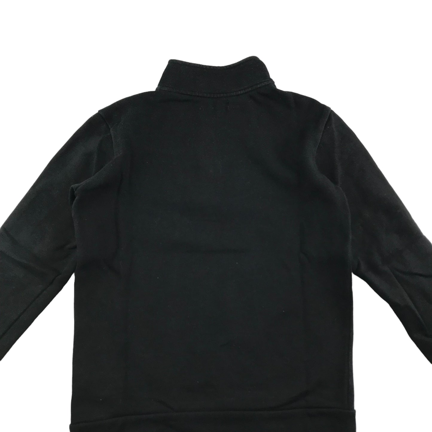 River Island Sweater Age 9 Black Half Zip High Collar