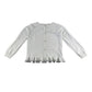 Primark Cardigan 6-7 Years white knitwear frilled hem