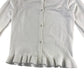 Primark Cardigan 6-7 Years white knitwear frilled hem