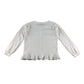 Primark Cardigan 6-7 Years white knitwear frilled hem