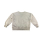Zara sweater 6-7 years white plain crewneck jersey