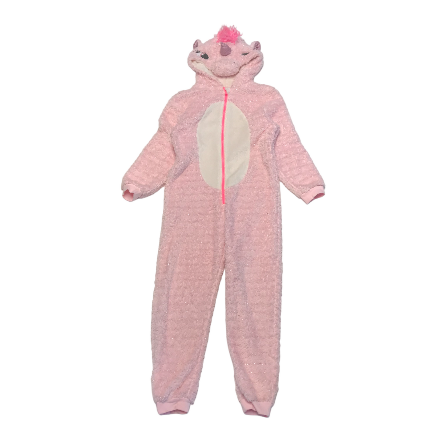 Tu Pink Unicorn Onesie Age 9