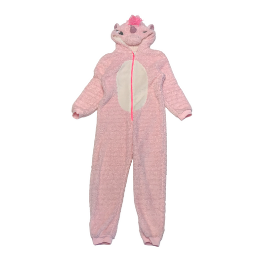 Tu Pink Unicorn Onesie Age 9