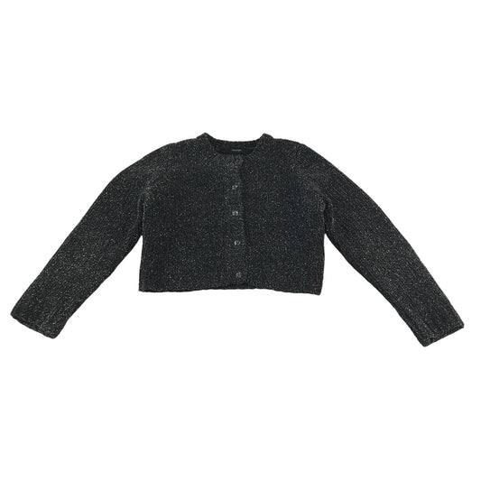 George Cardigan 5-6 years black knitwear glittery bolero cropped