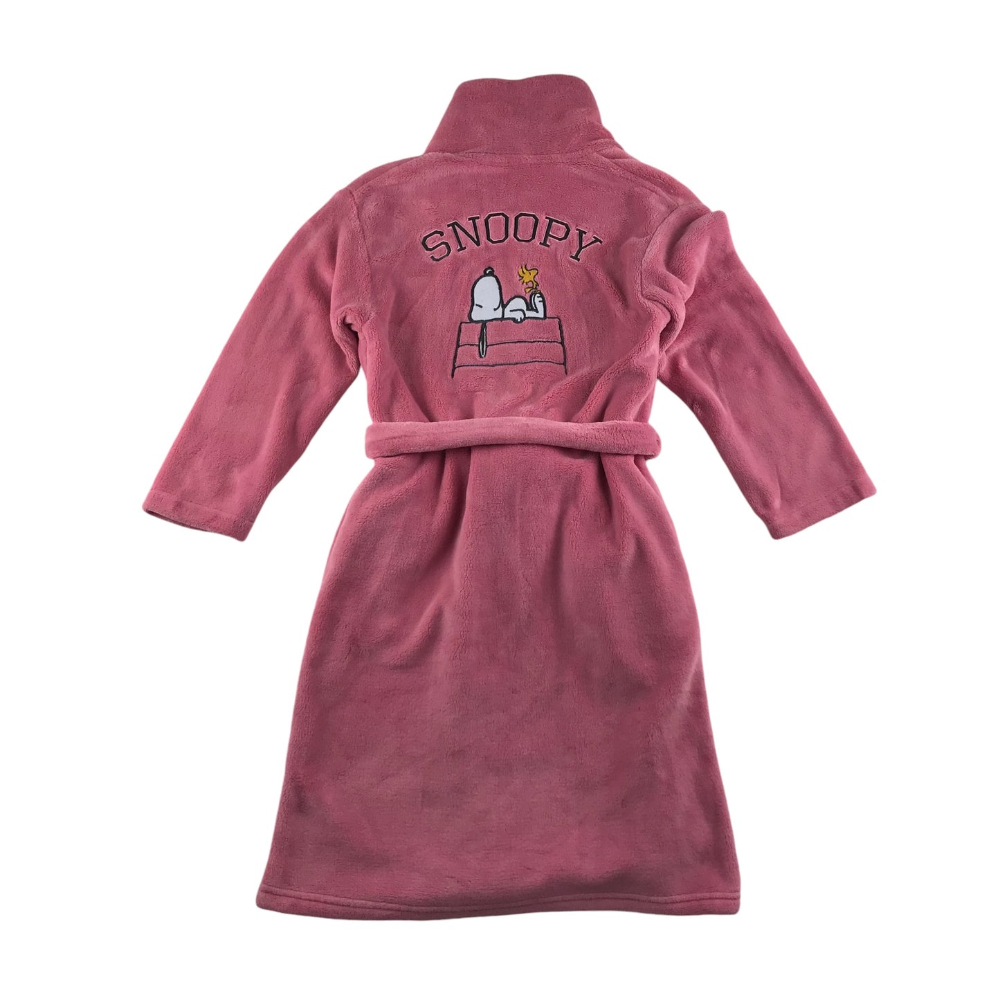 M&S dressing gown 9-10 years pink Snoopy graphics