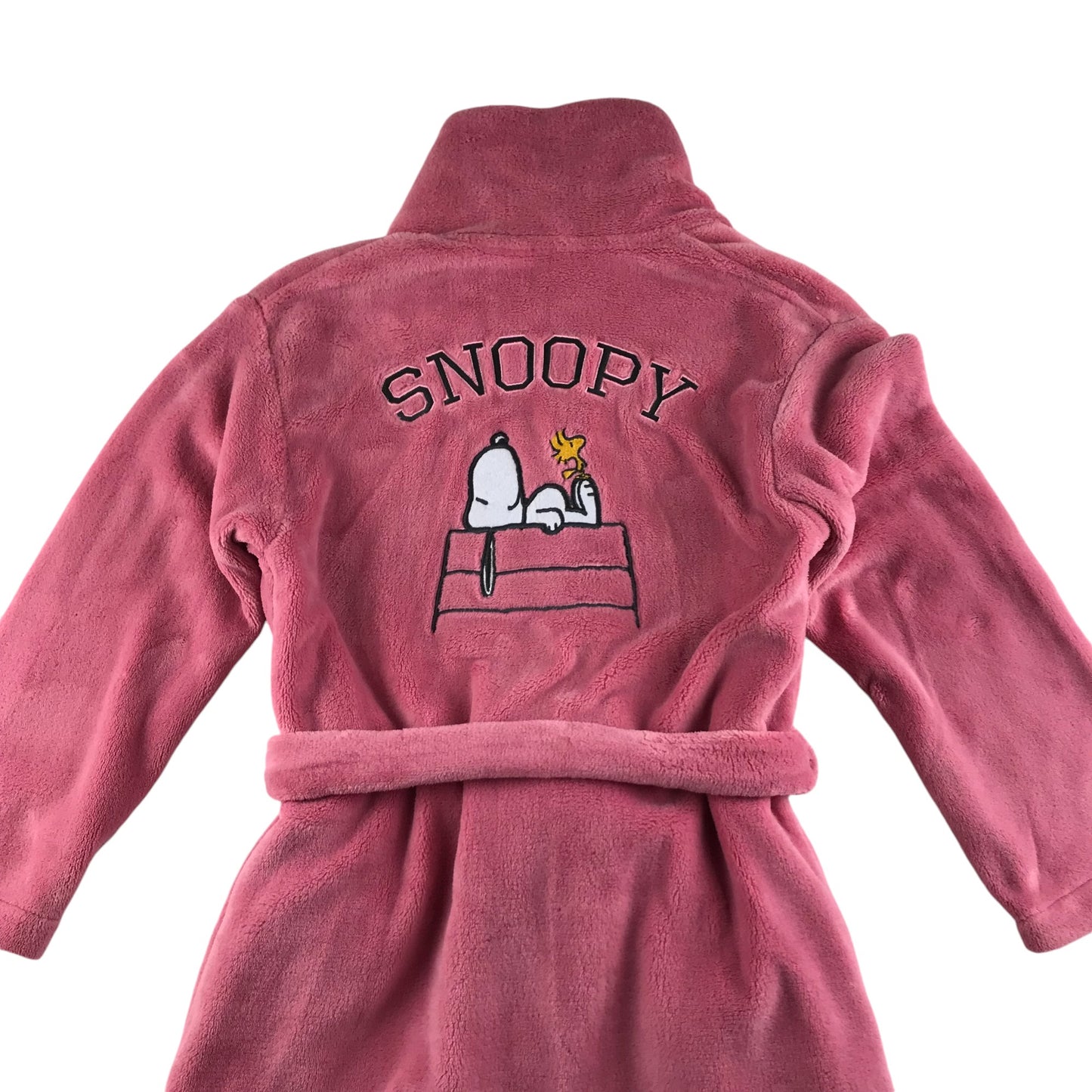 M&S dressing gown 9-10 years pink Snoopy graphics