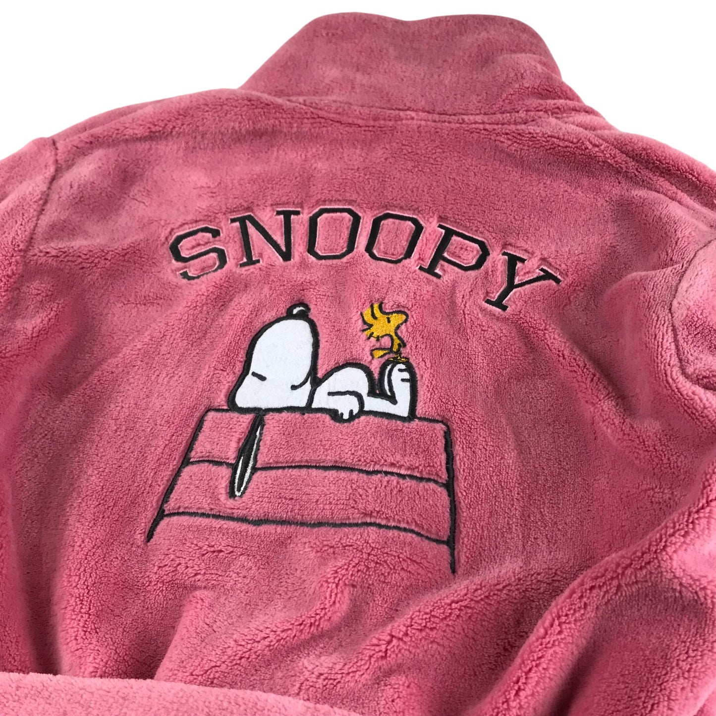 M&S dressing gown 9-10 years pink Snoopy graphics