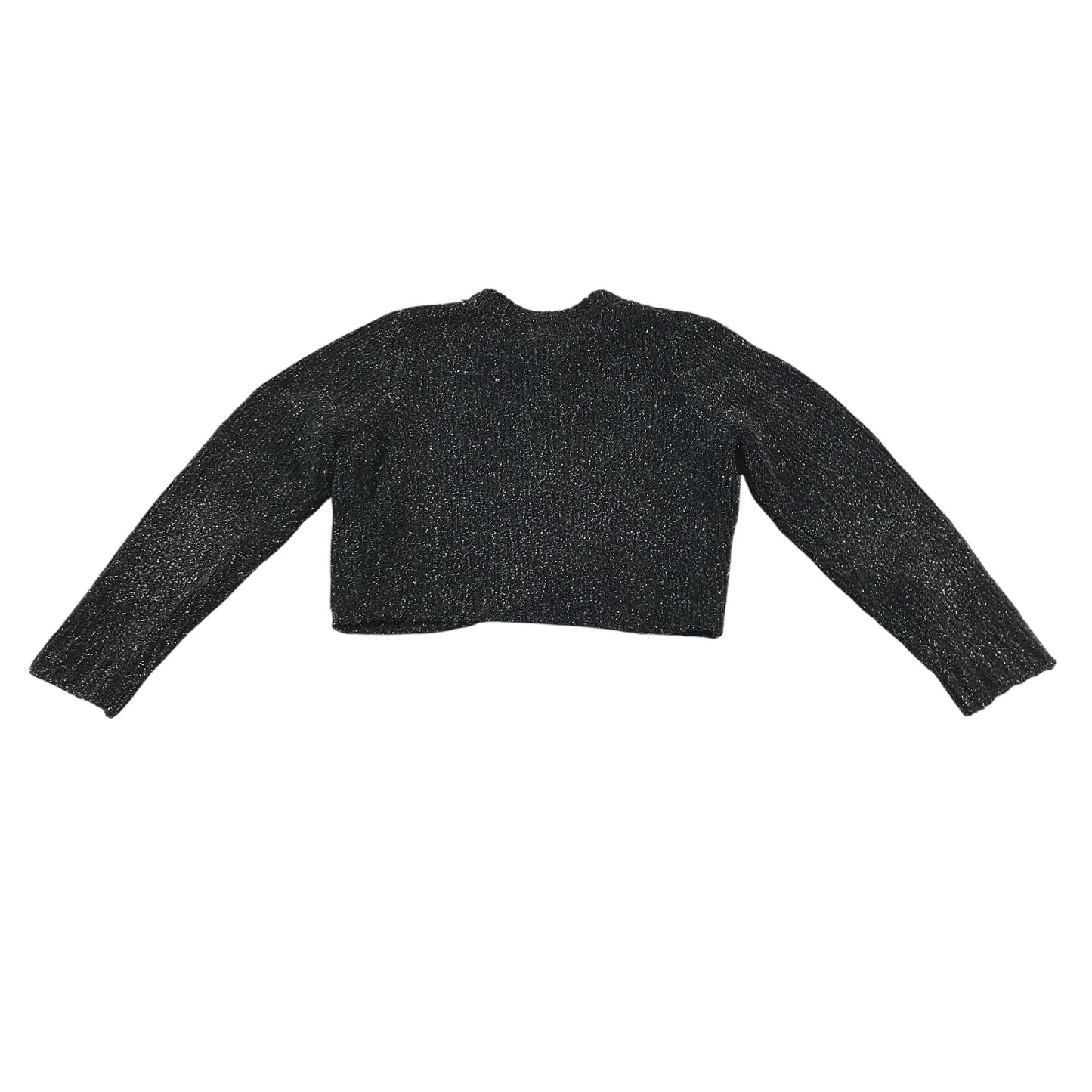 George Cardigan 5-6 years black knitwear glittery bolero cropped
