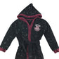 Tu dressing gown 9-10 years black Hogwarts robe burgundy detailing
