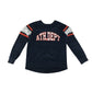 M&S Sweater 11-12 years navy fluffy soft material graphic design