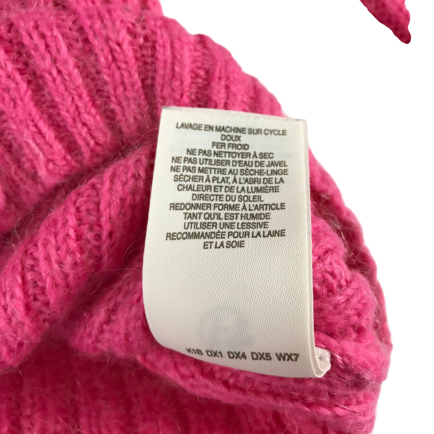Mini Boden Cardigan 6-7 years pink knitwear rib texture wool mix