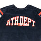 M&S Sweater 11-12 years navy fluffy soft material graphic design