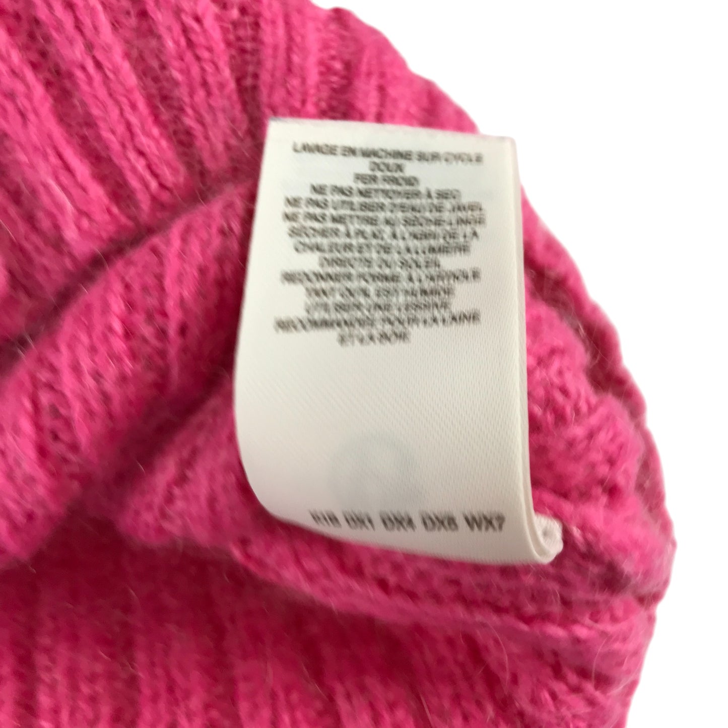 Mini Boden Cardigan 6-7 years pink knitwear rib texture wool mix