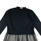 Name It Dress Age 12 Navy Long Sleeve Sweatshirt Dress