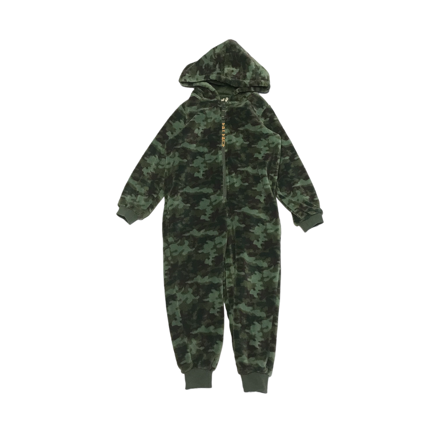 Fatface Green Camo Onesie Age 7