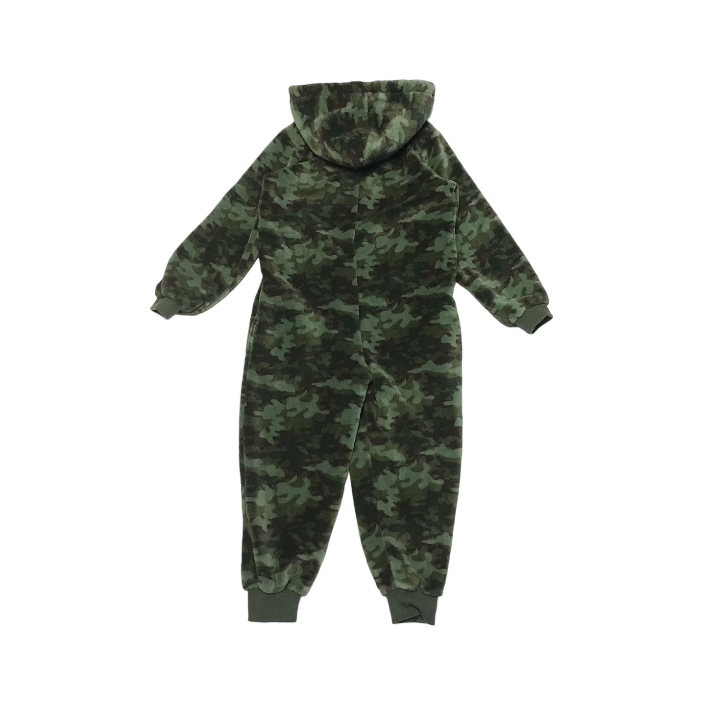 Fatface Green Camo Onesie Age 7