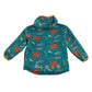 Frugi light jacket 5-6 years blue octopus ocean print