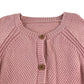 Nutmeg Cardigan 5-6 years pink knitwear round neckline cotton