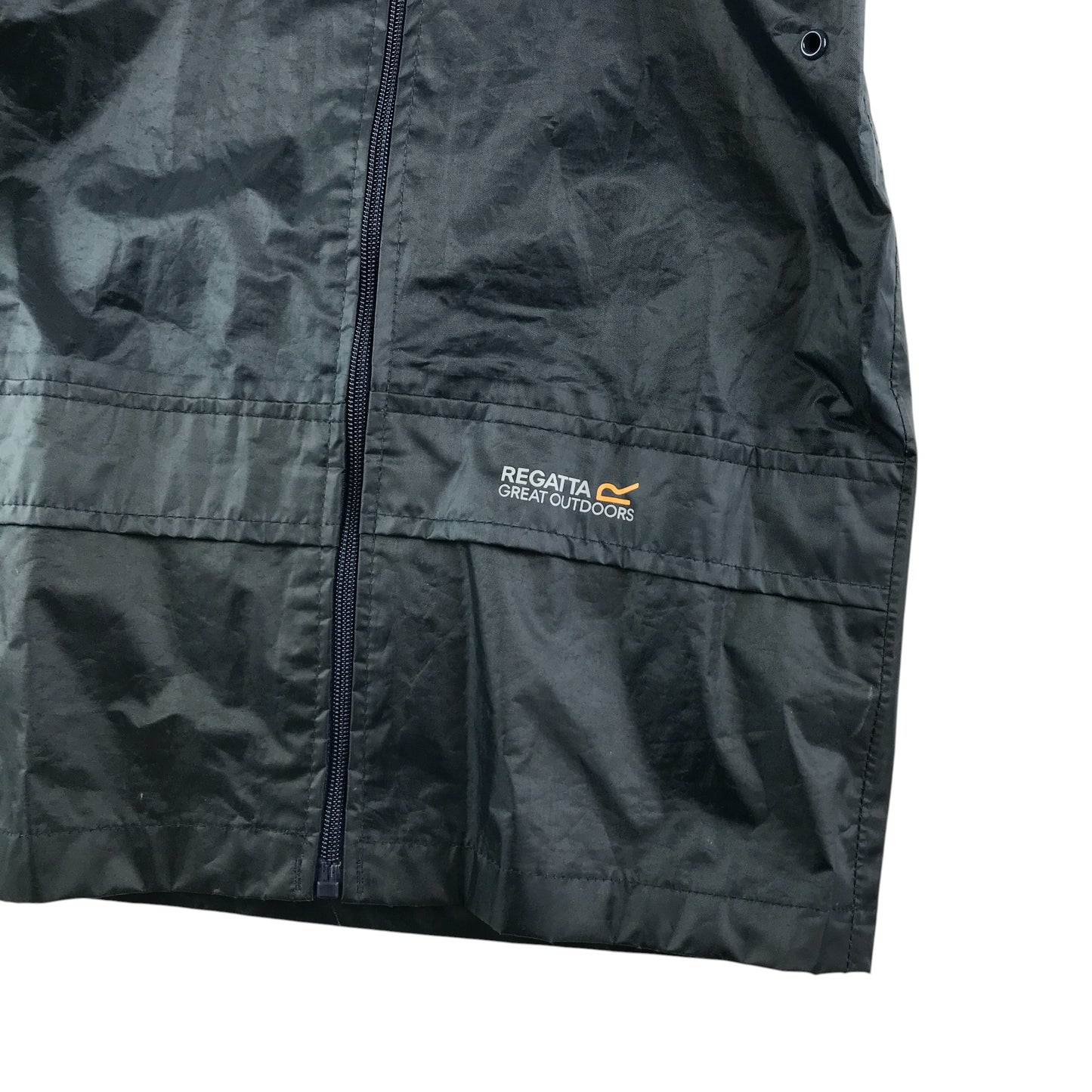 Regatta light jacket 5-6 years navy plain full zipper