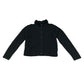 M&S Cardigan 5-6 years black knitwear with fluffy mock neckline