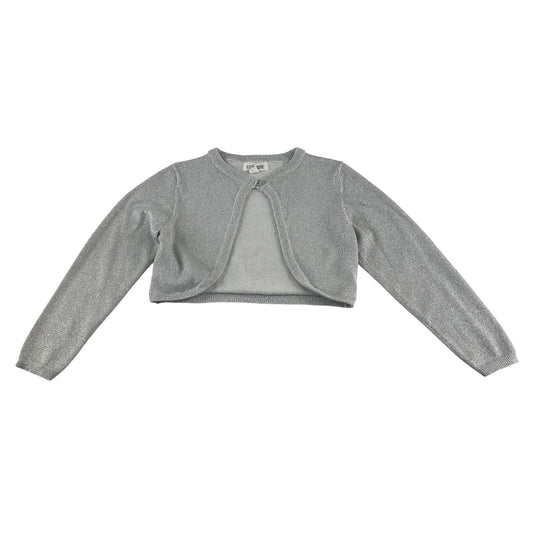 Kite&Cosmic Cardigan 5-6 years silver knitwear glittery cropped bolero