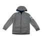 Adidas hoodie 7-8 years years grey jersey with large logo on arm