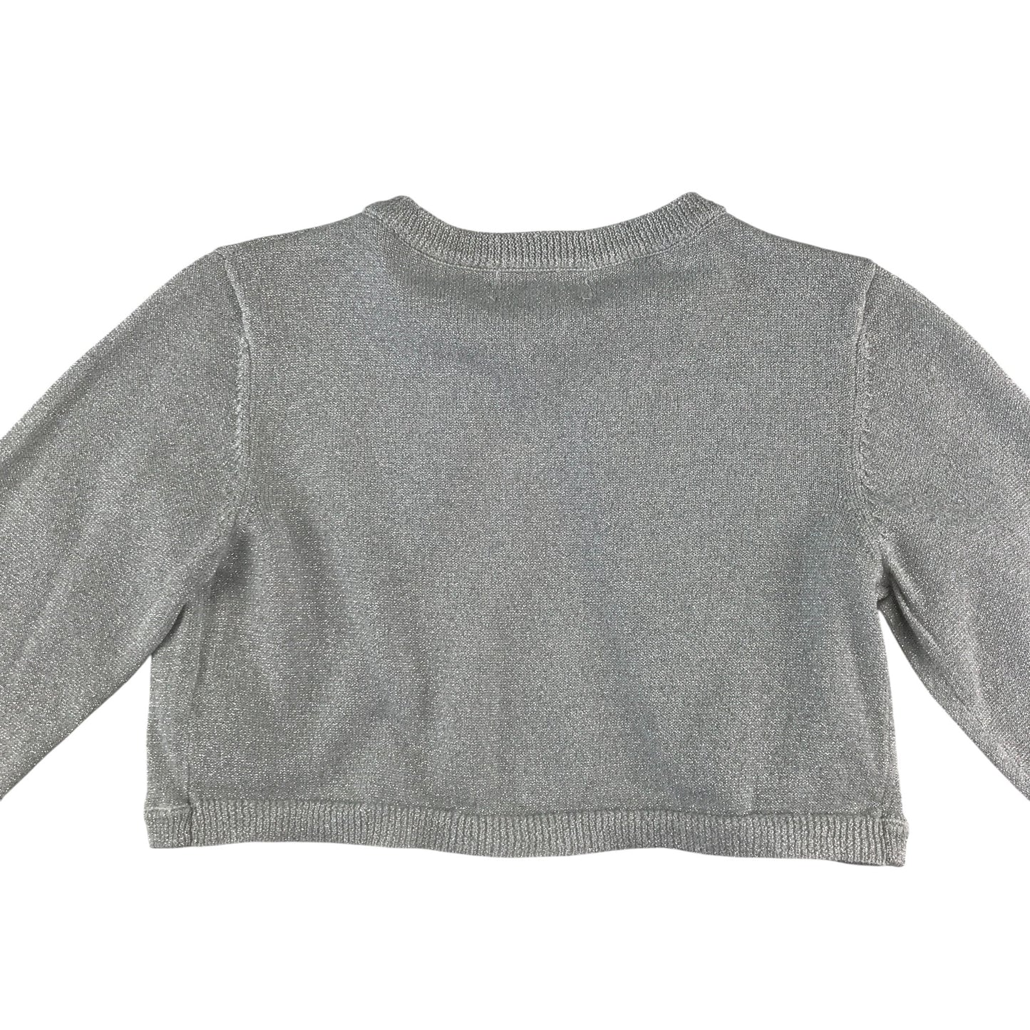 Kite&Cosmic Cardigan 5-6 years silver knitwear glittery cropped bolero