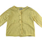 Primark Cardigan 5-6 years yellow knitwear round neckline cotton