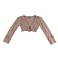 Monsoon Cardigan 6-8 years pink knitwear v neck cropped bolero cotton