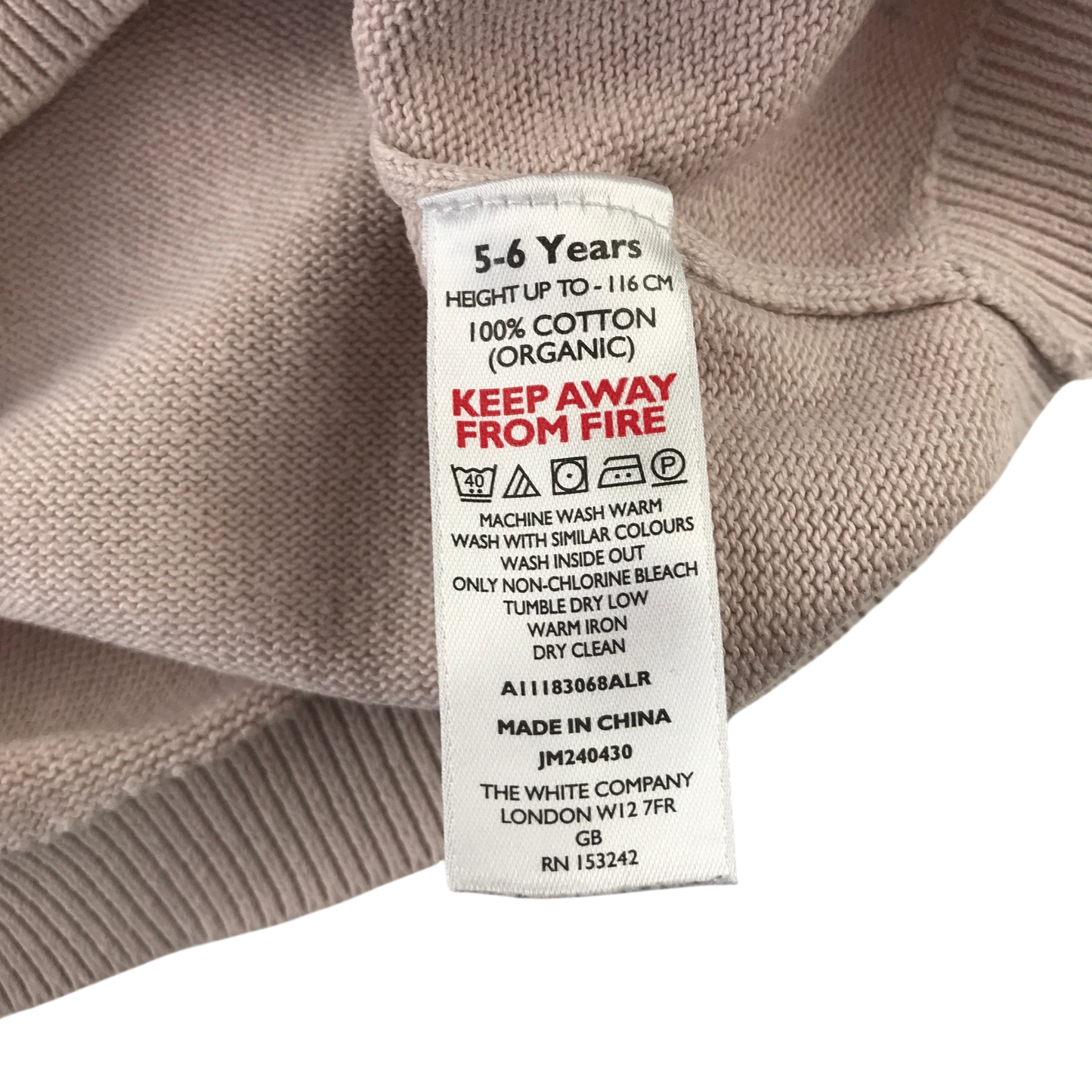 Preloved The White Company jumper for kids