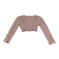 Monsoon Cardigan 6-8 years pink knitwear v neck cropped bolero cotton