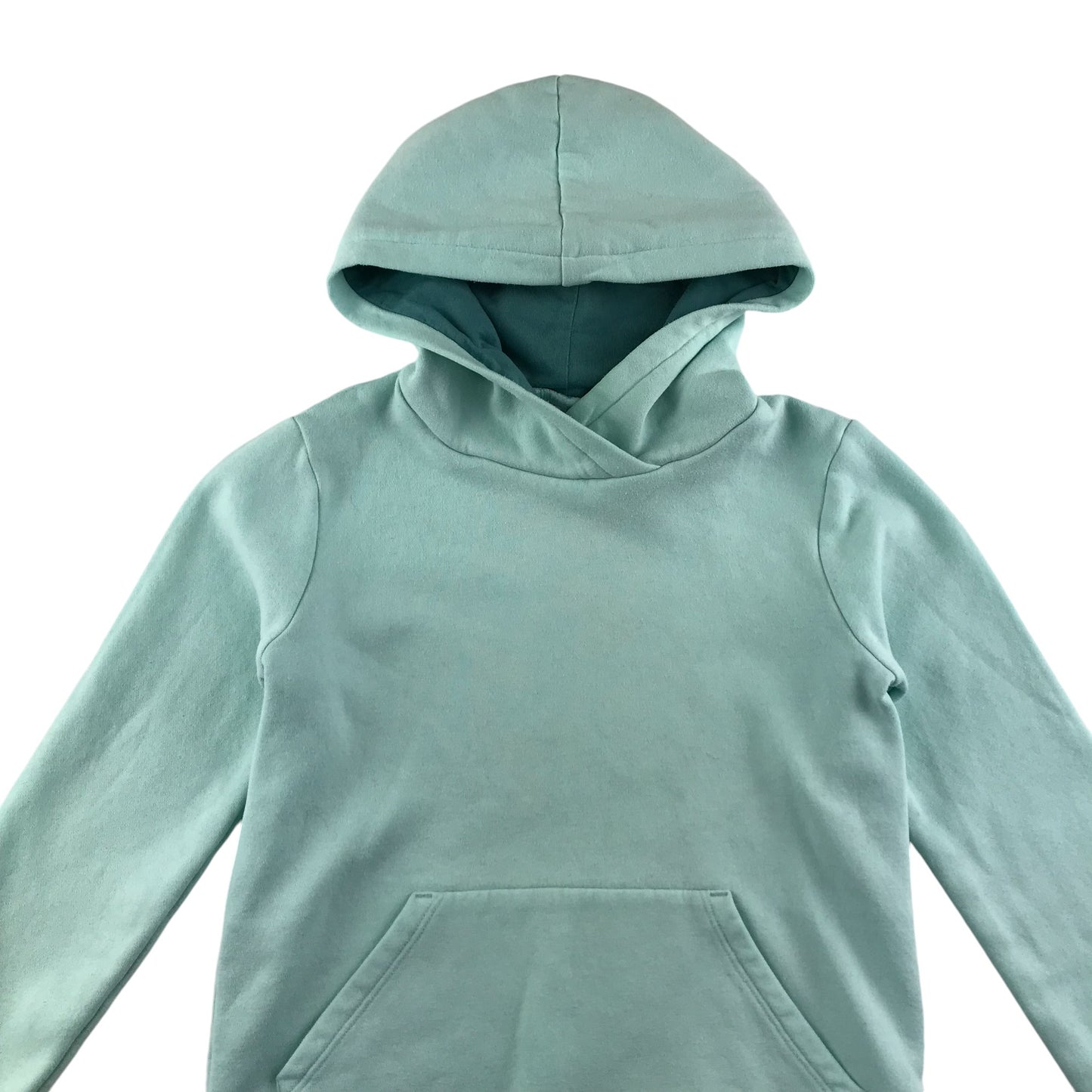 Decathlon hoodie 8-9 years light blue plain