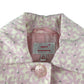 Next canvas jacket 6-7 years white with pink floral print design