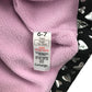 George light jacket 6-7 years black with silver love heart print fleece lining