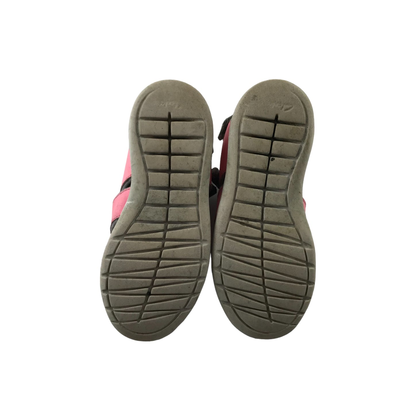 Clarks Sandals Shoe Size 11.5 Junior Grey and Pink with Straps