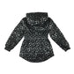 George light jacket 6-7 years black with silver love heart print fleece lining