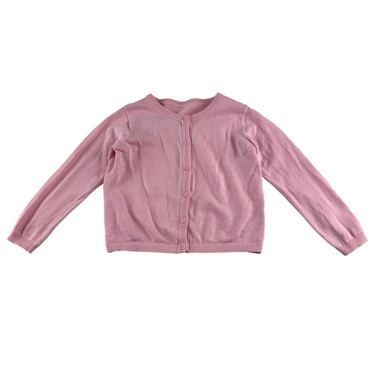 Matalan Cardigan 5-6 years pink knitwear round neckline cotton