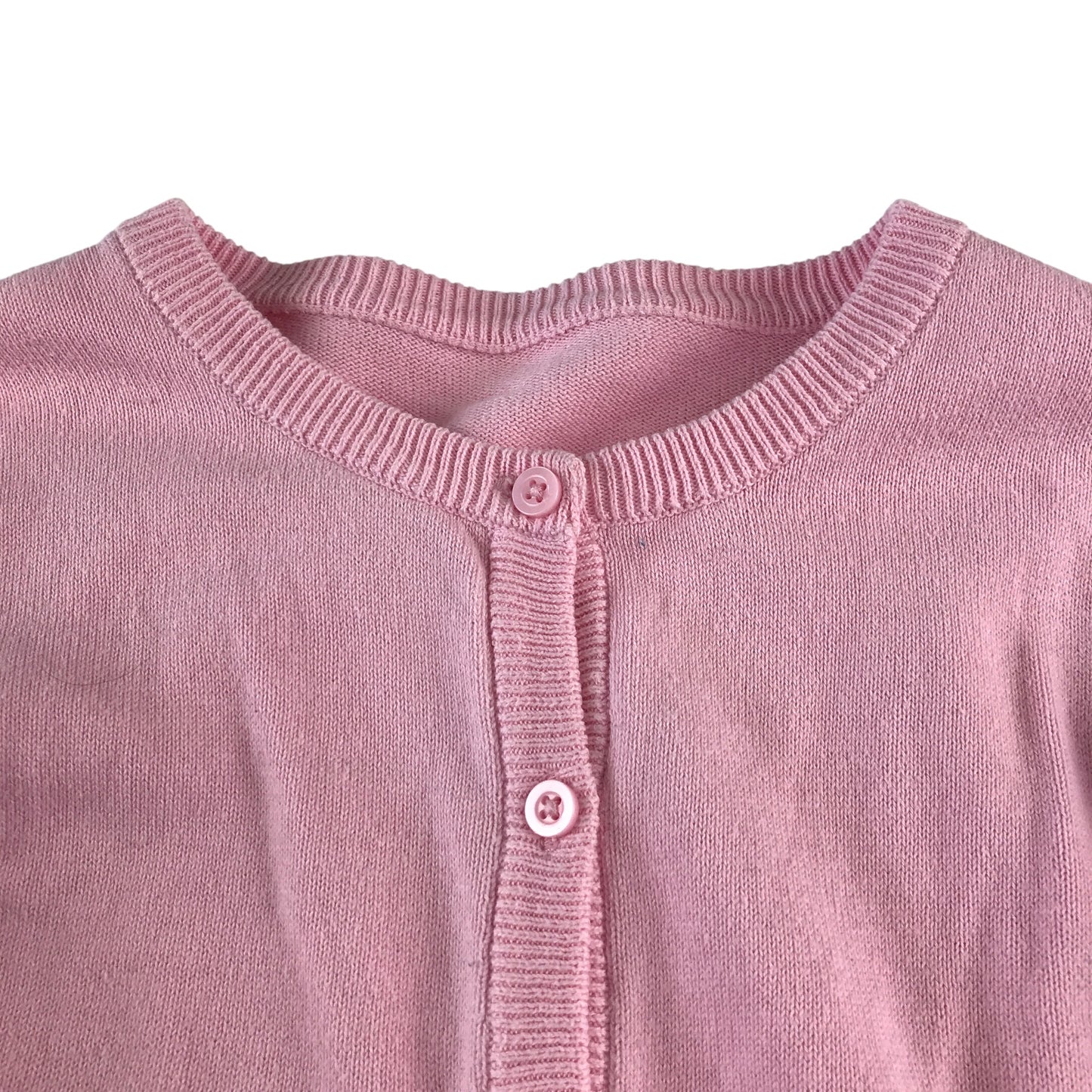 Matalan Cardigan 5-6 years pink knitwear round neckline cotton