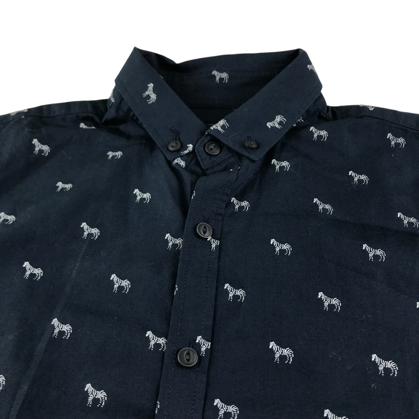 Next shirt 10-11 years navy graphic print