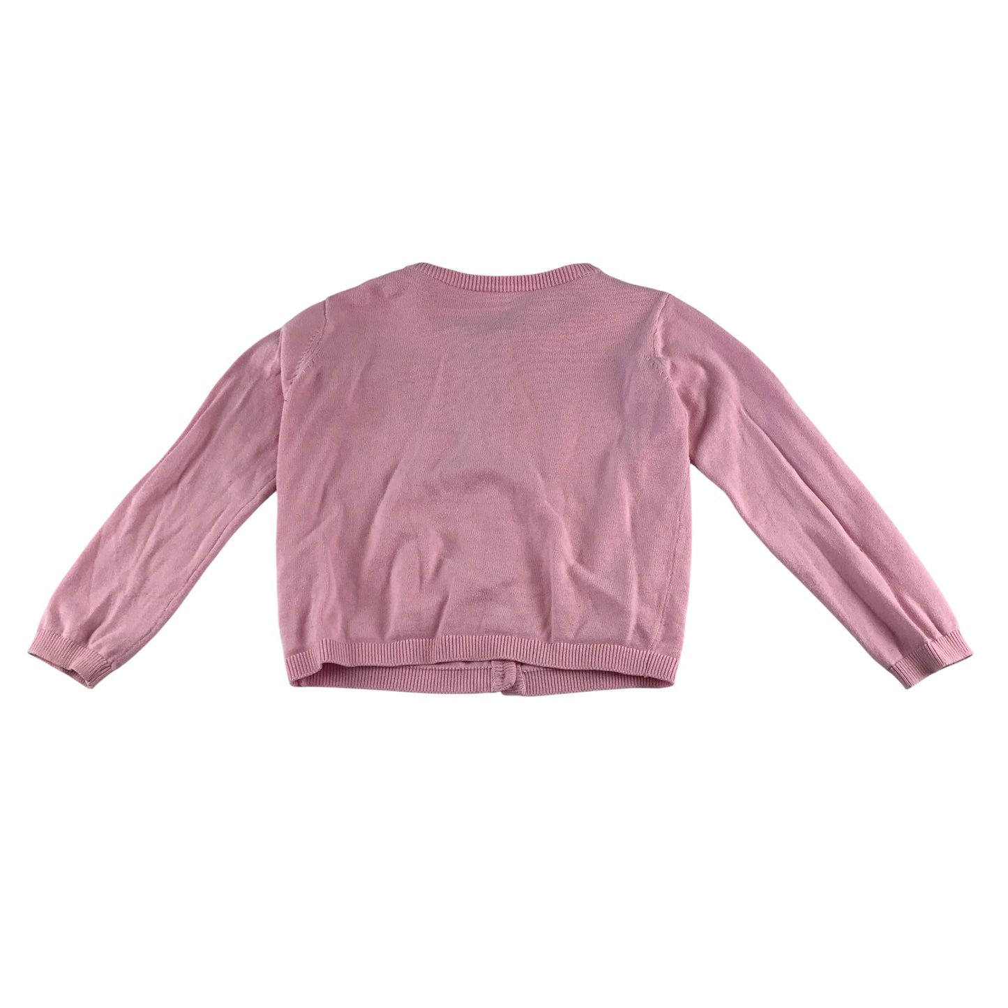 Matalan Cardigan 5-6 years pink knitwear round neckline cotton