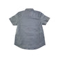 Next shirt 5-6 years blue plain with embordered stag